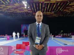 El árbitro… Pedro Manuel Mogena Frometa TW ARBITRO - PEDRO MOGENA FROMETA CUB