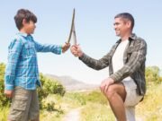 El apoyo de los padres en el atleta infantil TW - padre-e-hijo