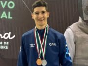 Máximo Azuela: “Ganar no es todo, yo compito porque amo la esgrima” TW DDC - Maximo Azuela MEX