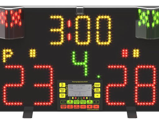 ¿Sabes cómo se puntúa en esgrima según el arma? Te lo explicamos TW- Fencing-scoring-machine-3