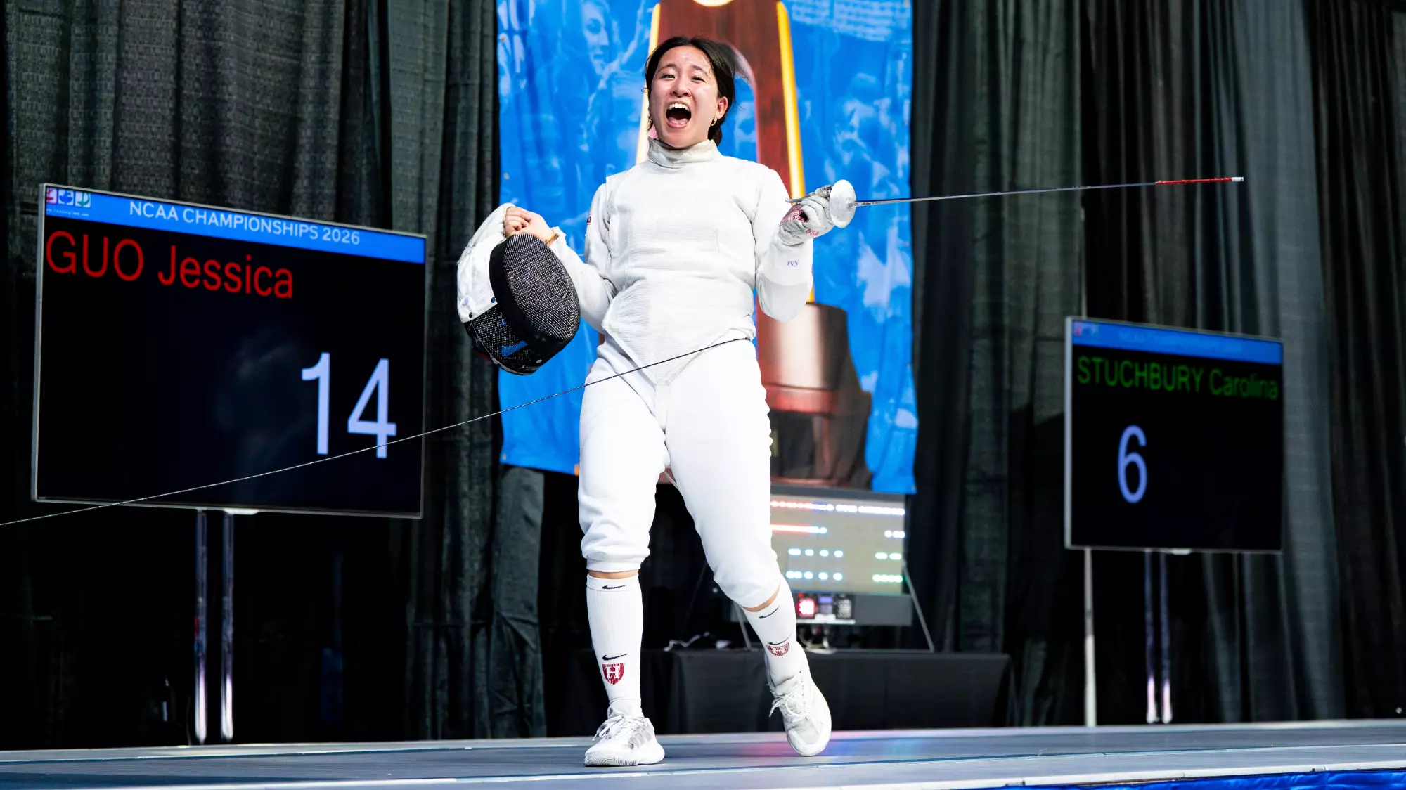 Jessica Guo campeona foil NCAA Fencing Championships 2026 Harvard