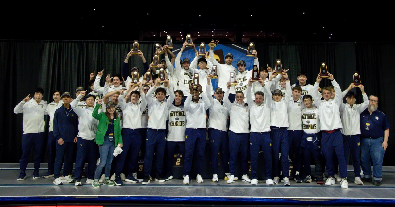 Notre Dame campeon equipó masculino NCAA Fencing Championship 2026