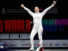 Hong Kong corona a sus primeros campeones del mundo: Choupenitch y Song inauguran el medallero en una jornada inolvidable Fencing World Championships, Hong Kong 22-31 July 2026 In photo: Sera Song KOR Photo by #bizziteam - FIE