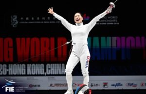 Hong Kong corona a sus primeros campeones del mundo: Choupenitch y Song inauguran el medallero en una jornada inolvidable Fencing World Championships, Hong Kong 22-31 July 2026 In photo: Sera Song KOR Photo by #bizziteam - FIE