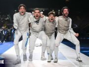 Hong Kong 2026: Italia inaugura las pruebas por equipos con un doblete dorado 2026-07-28 World Championships HKG In photo: ITALY BIANCHI Guillaume MACCHI Filippo MARINI Tommaso MARTINI Tommaso Photo by Augusto Bizzi #BizziTeam