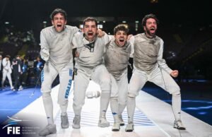 Hong Kong 2026: Italia inaugura las pruebas por equipos con un doblete dorado 2026-07-28 World Championships HKG In photo: ITALY BIANCHI Guillaume MACCHI Filippo MARINI Tommaso MARTINI Tommaso Photo by Augusto Bizzi #BizziTeam