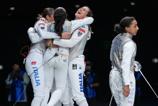 Hong Kong 2026: Italia domina el florete femenino y Francia conquista el sable masculino por equipos Hong Kong, 22-30 July 2026 Fencing World Championships In photo: ITA Photo by Luca Pagliaricci/Bizzi Team