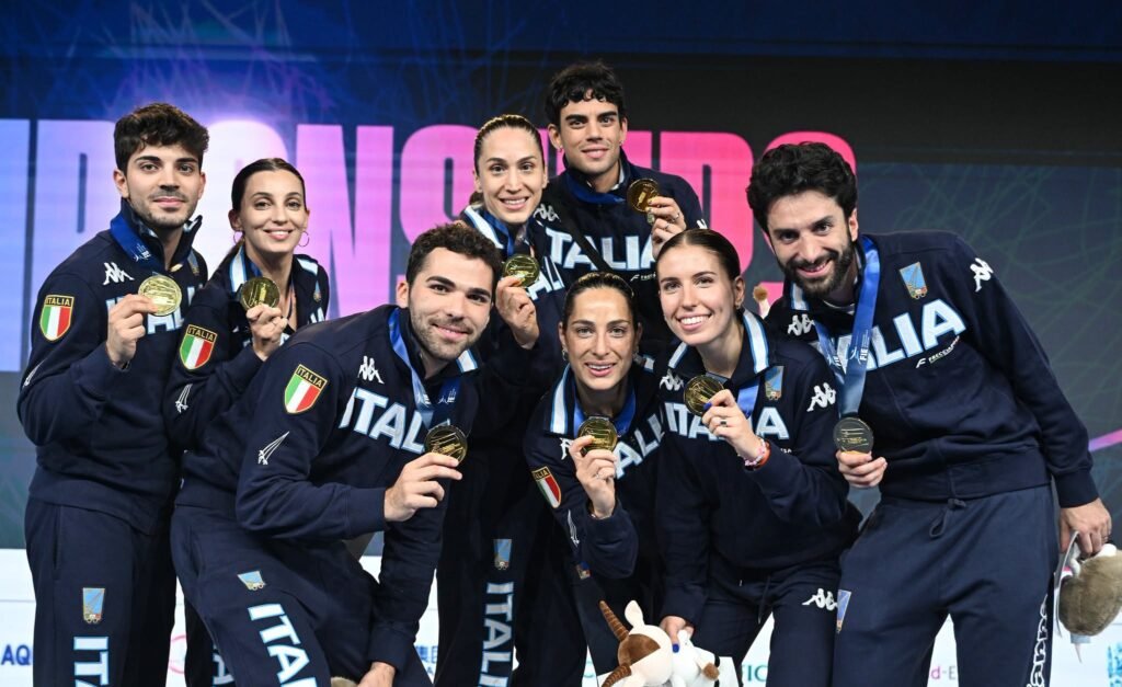Italia reina en la cima