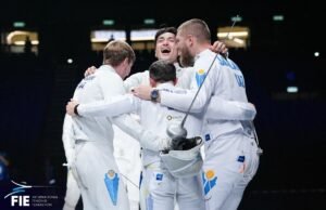 Hong Kong 2026: Kazajistán hace historia en la espada y Hungría vuelve a reinar en el sable Hong Kong, 22-30 July 2026 Fencing World Championships In photo: KAZ vs UKR Photo by Luca Pagliaricci/Bizzi Team
