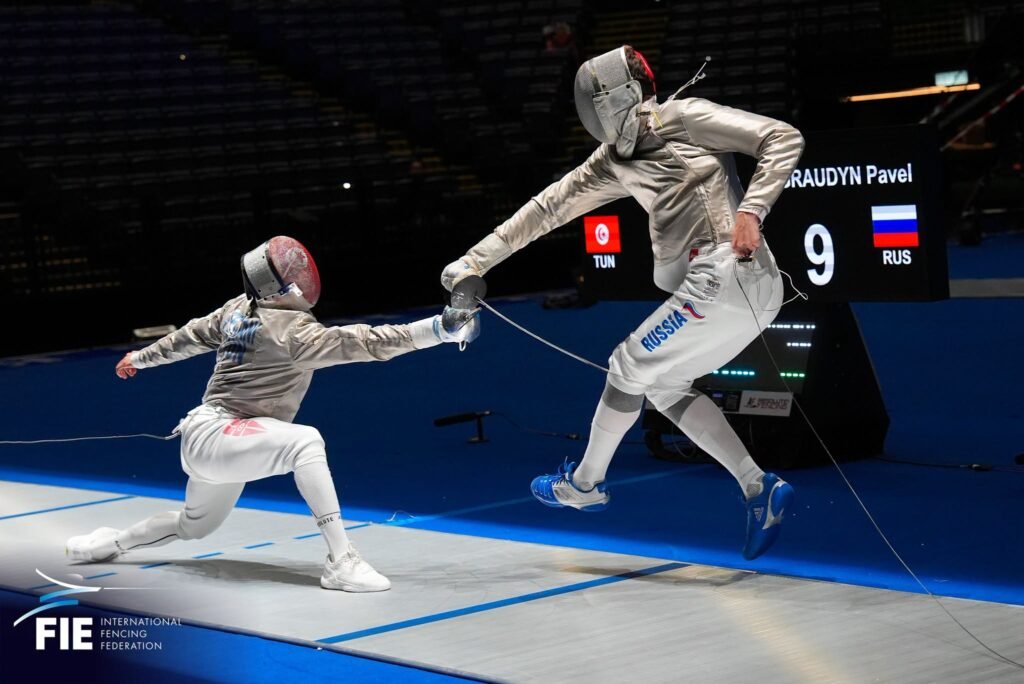 Hong Kong, 22-30 July 2026
Fencing World Championships
In photo: GRAUDYN Pavel RUS vs FERJANI Fares TUN
Photo by Luca Pagliaricci/Bizzi Team